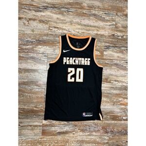 Mens Nike Atlanta Hawks Peachtree City Edition Jersey New #20 Collins Size 56
